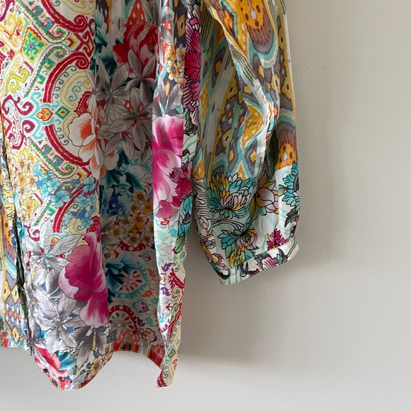 JOHNNY WAS Silk Blouse - Picture 3 of 5